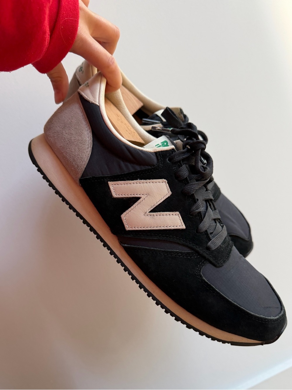 New Balance 420 Suede Ripstop Sneakers Black Grey | Men’s US 11 / EU 45